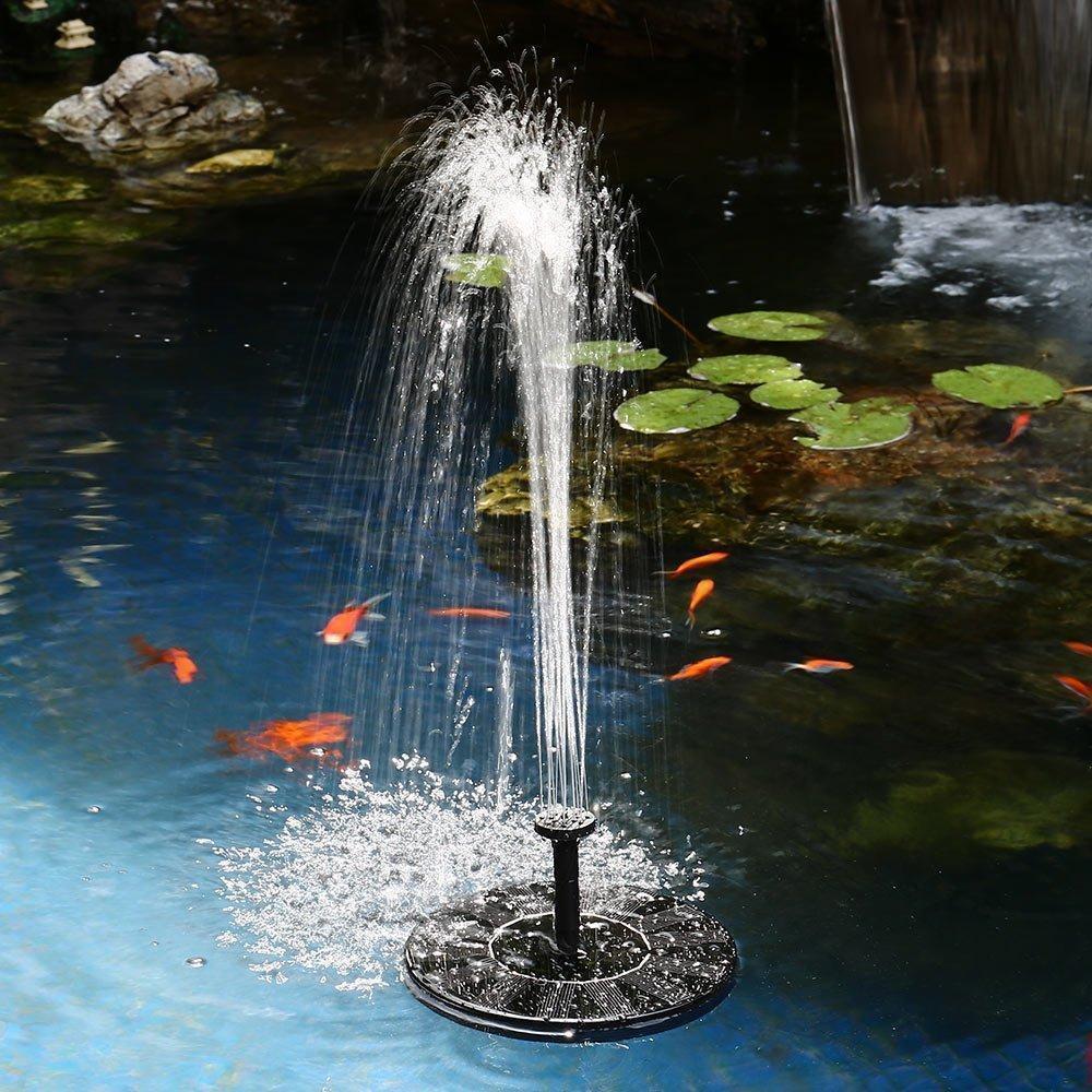 Solar Powered Water Fountain Pump for Birdbath and Garden Pond
