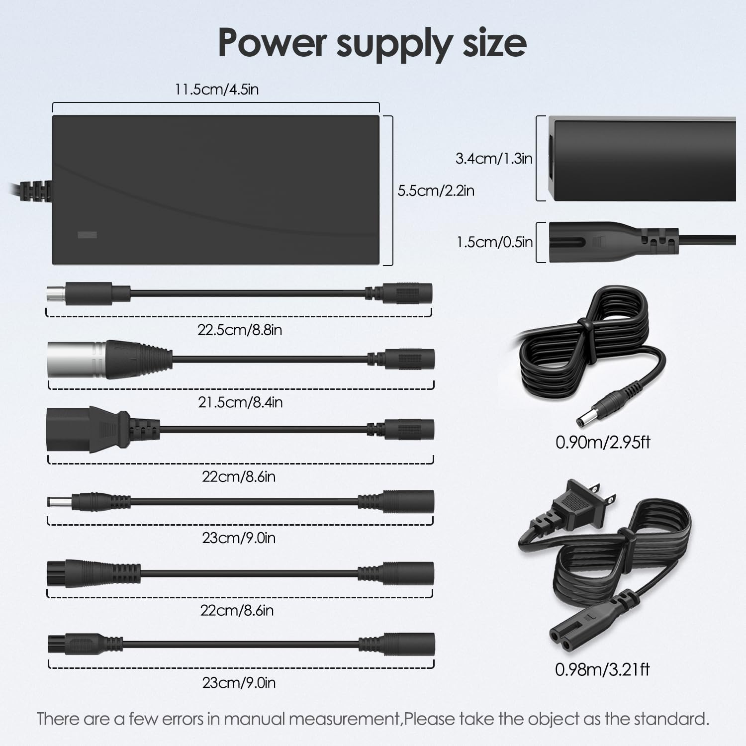 Universal Replacement Power Charger with Seven Piece Adapter Set