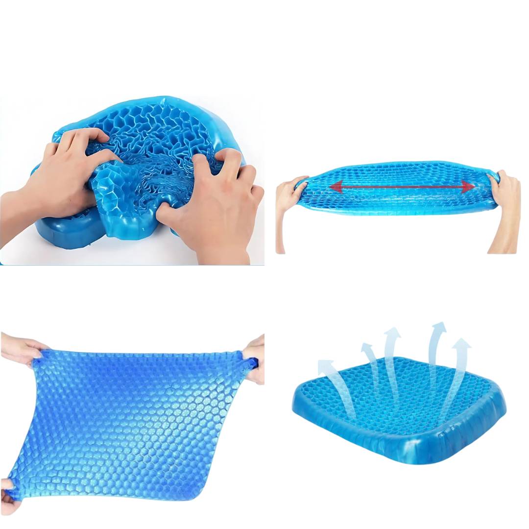 Orthopedic Gel Seat Cushion | Coccyx Pad for Sciatica & Tailbone