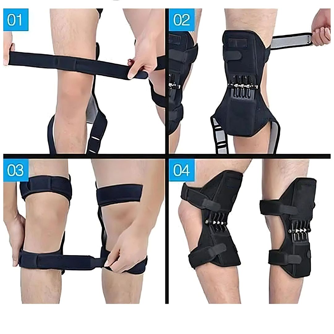 Hinged Knee Brace Stabilizers | Adjustable Support for Arthritis (Set of 2)