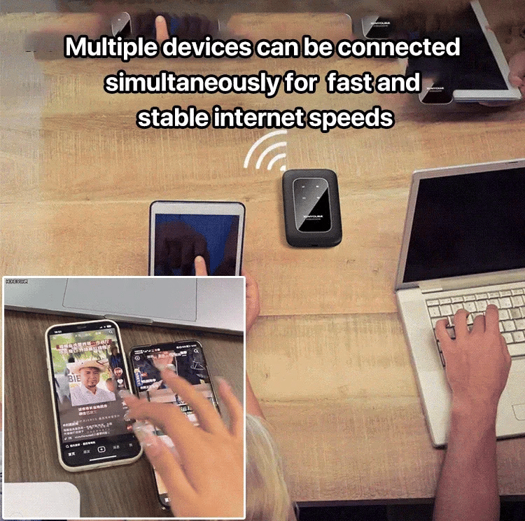 Portable 5G Mobile WiFi Router – Fast Unlocked Pocket Hotspot for Travel, Home & Remote Work