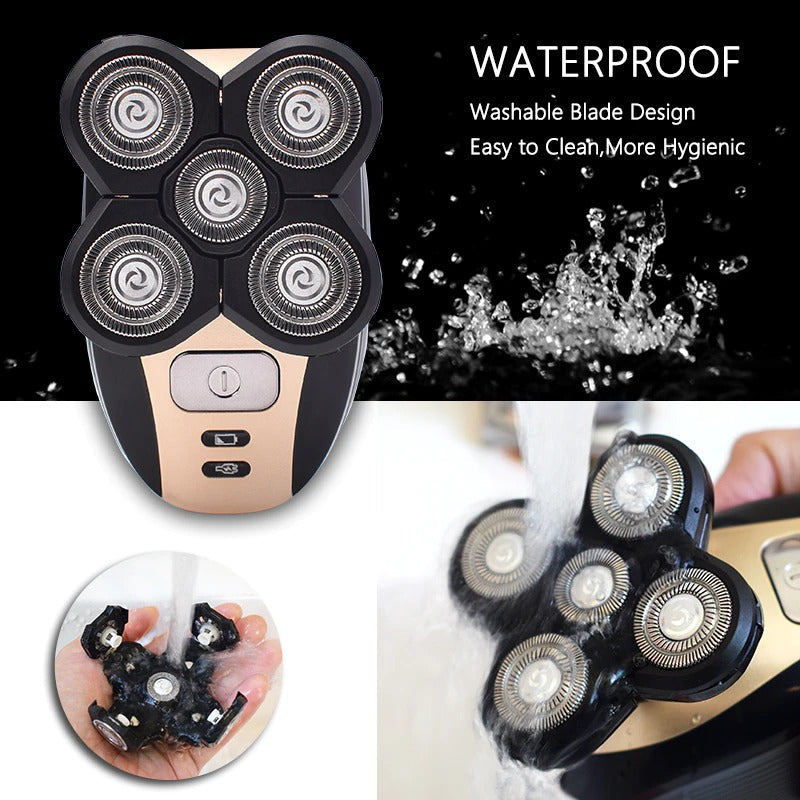 Electric Head Shaver for Men with Bald Head Razor Grooming Kit
