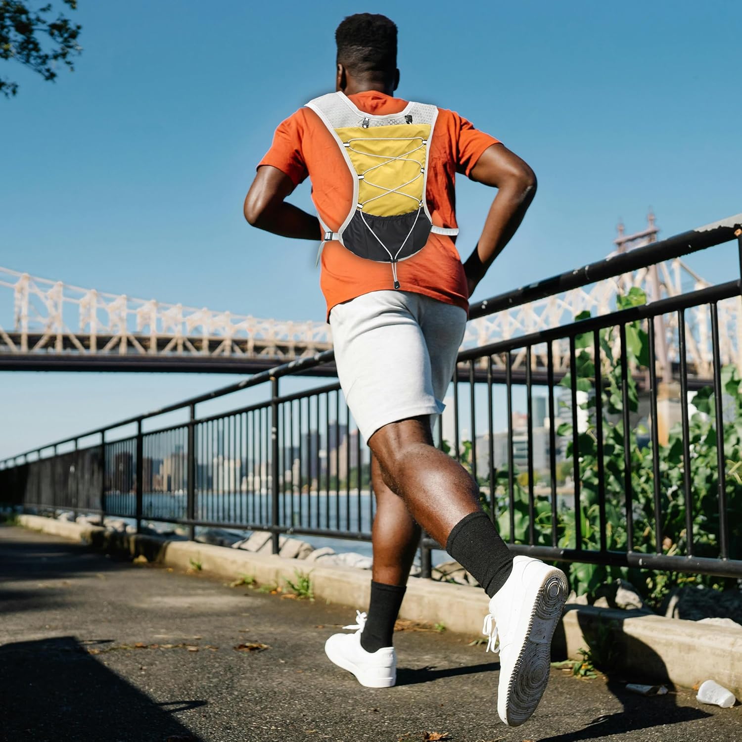 Hydration Running Vest | Marathon & Hiking Water Backpack (2L Bladder)