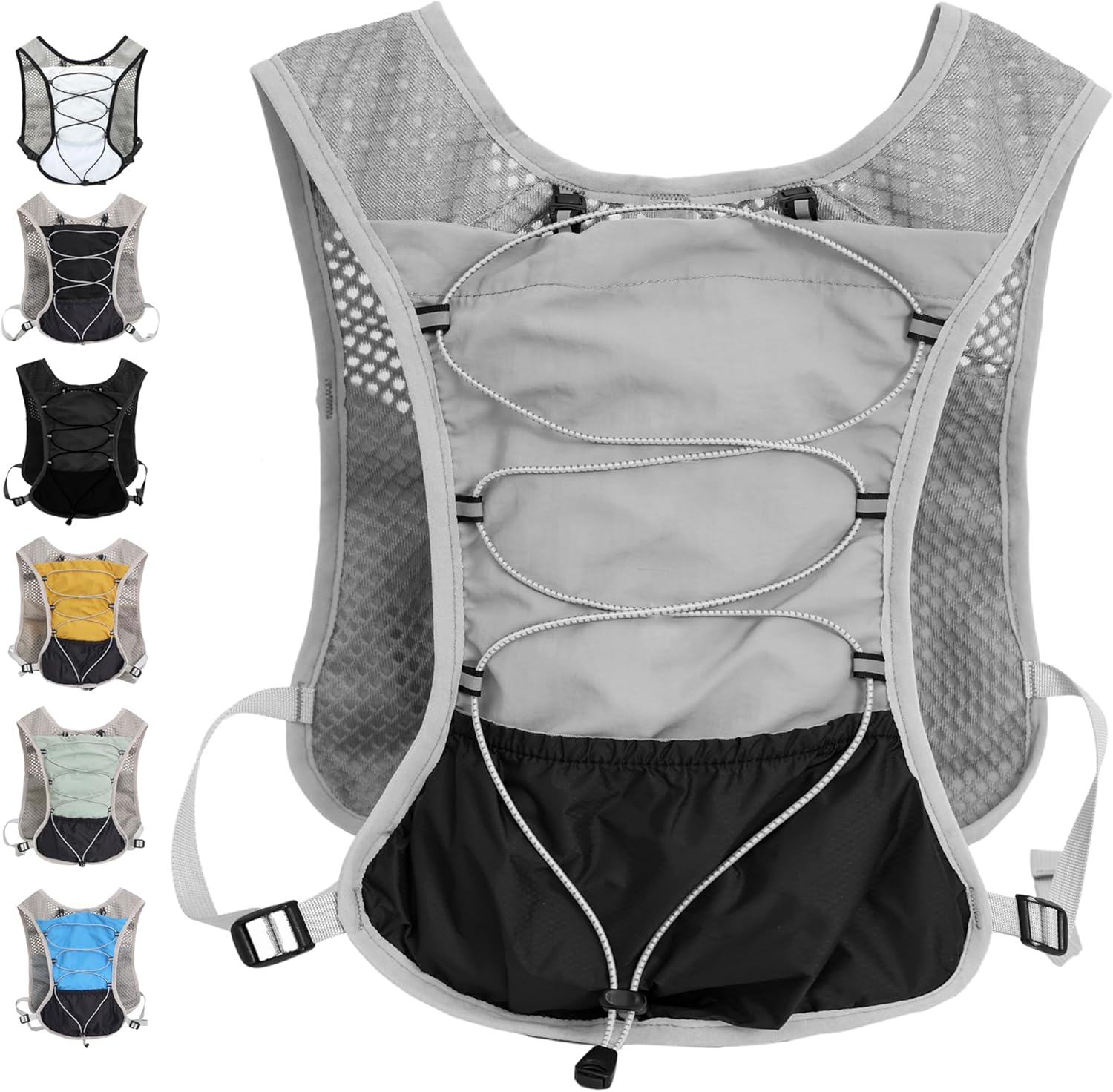 Hydration Running Vest | Marathon & Hiking Water Backpack (2L Bladder)