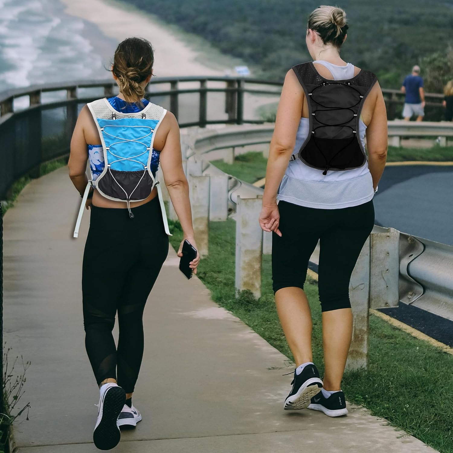 Hydration Running Vest | Marathon & Hiking Water Backpack (2L Bladder)