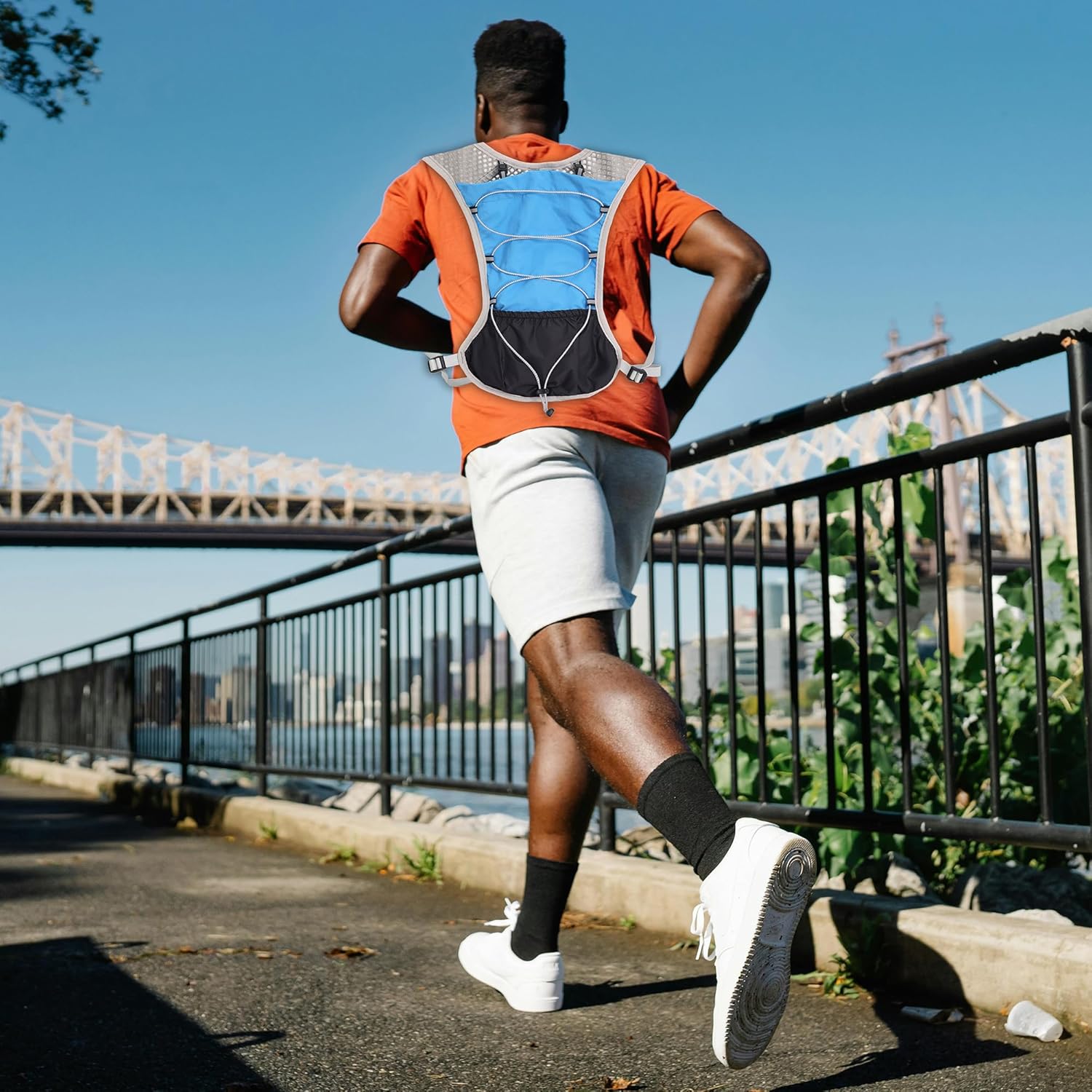 Hydration Running Vest | Marathon & Hiking Water Backpack (2L Bladder)