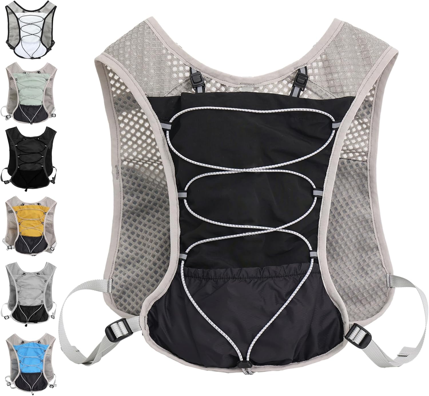 Hydration Running Vest | Marathon & Hiking Water Backpack (2L Bladder)