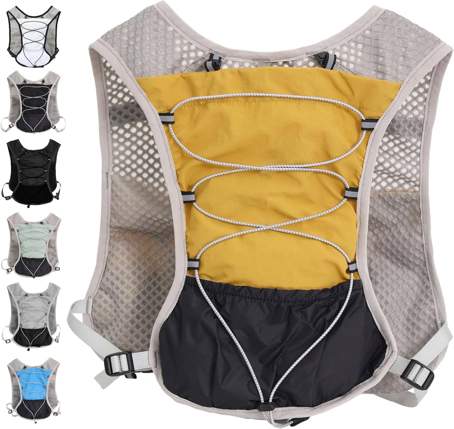 Hydration Running Vest | Marathon & Hiking Water Backpack (2L Bladder)