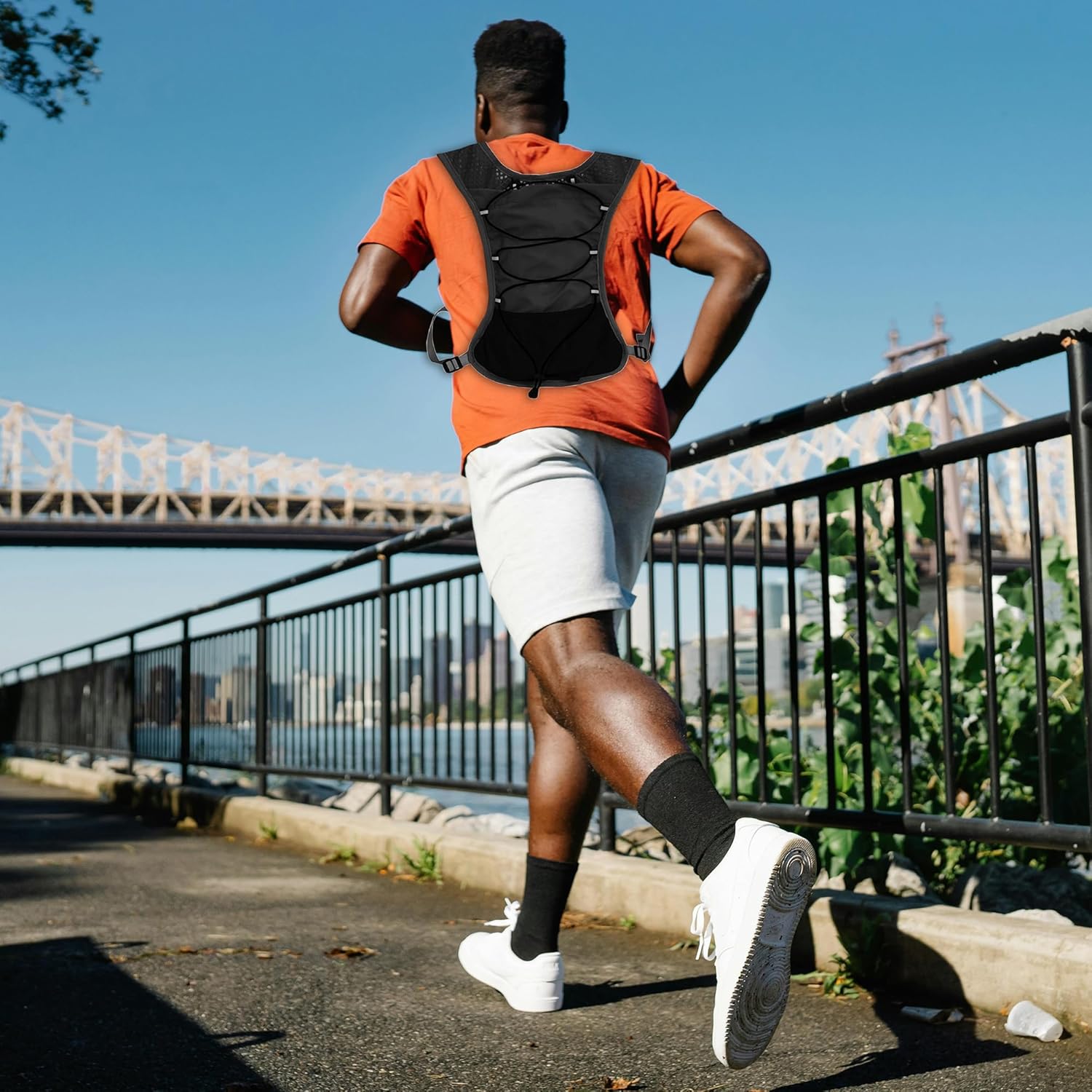 Hydration Running Vest | Marathon & Hiking Water Backpack (2L Bladder)