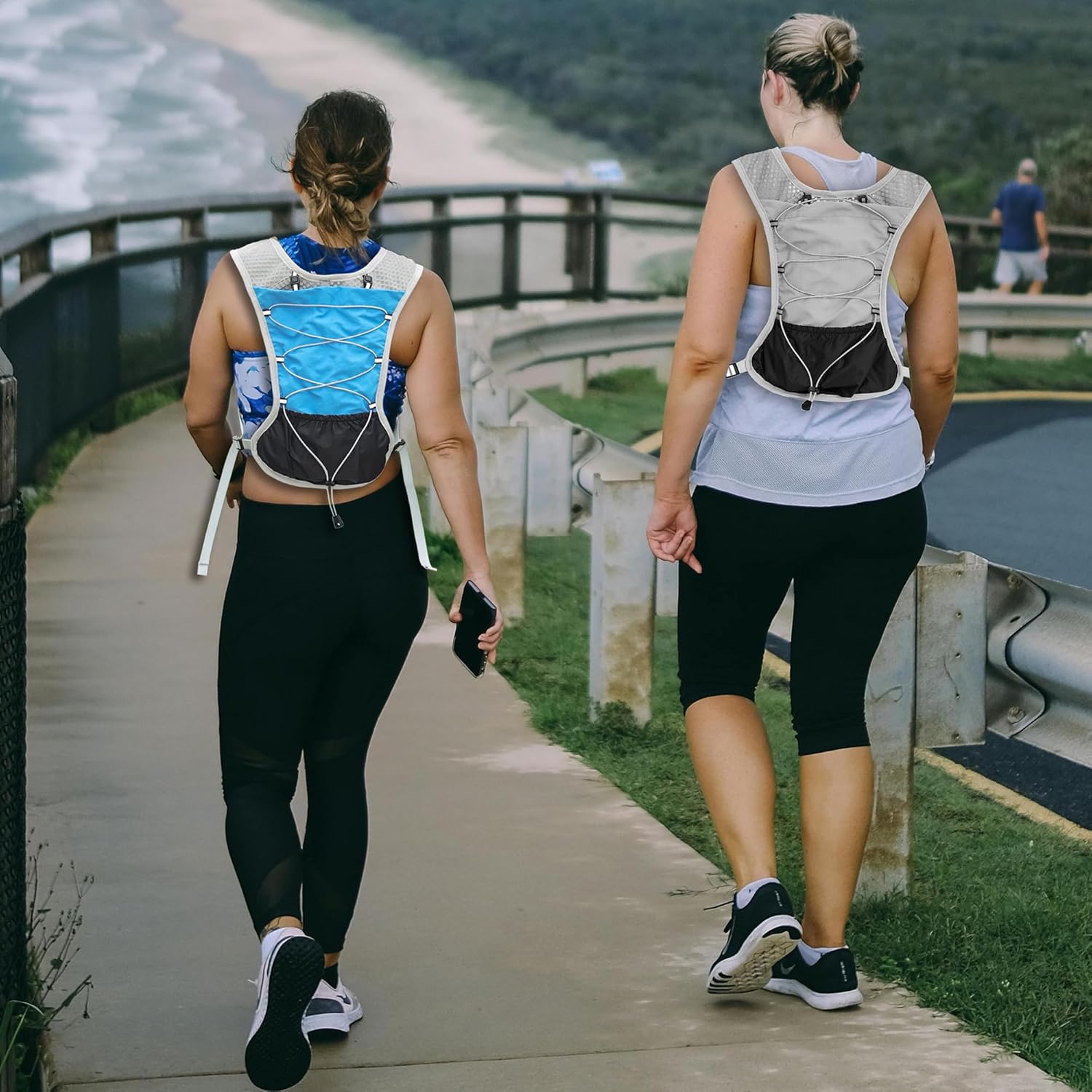 Hydration Running Vest | Marathon & Hiking Water Backpack (2L Bladder)