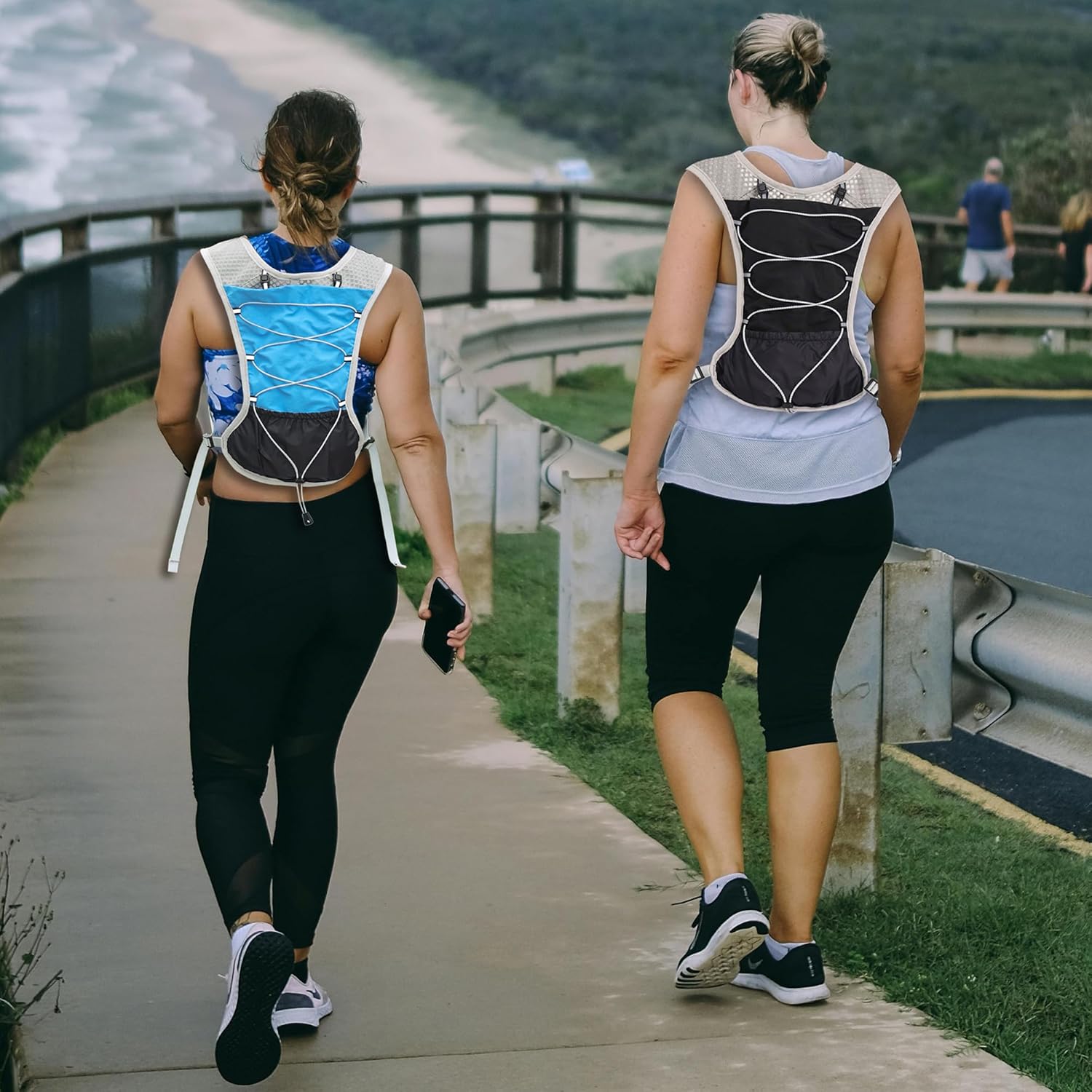 Hydration Running Vest | Marathon & Hiking Water Backpack (2L Bladder)