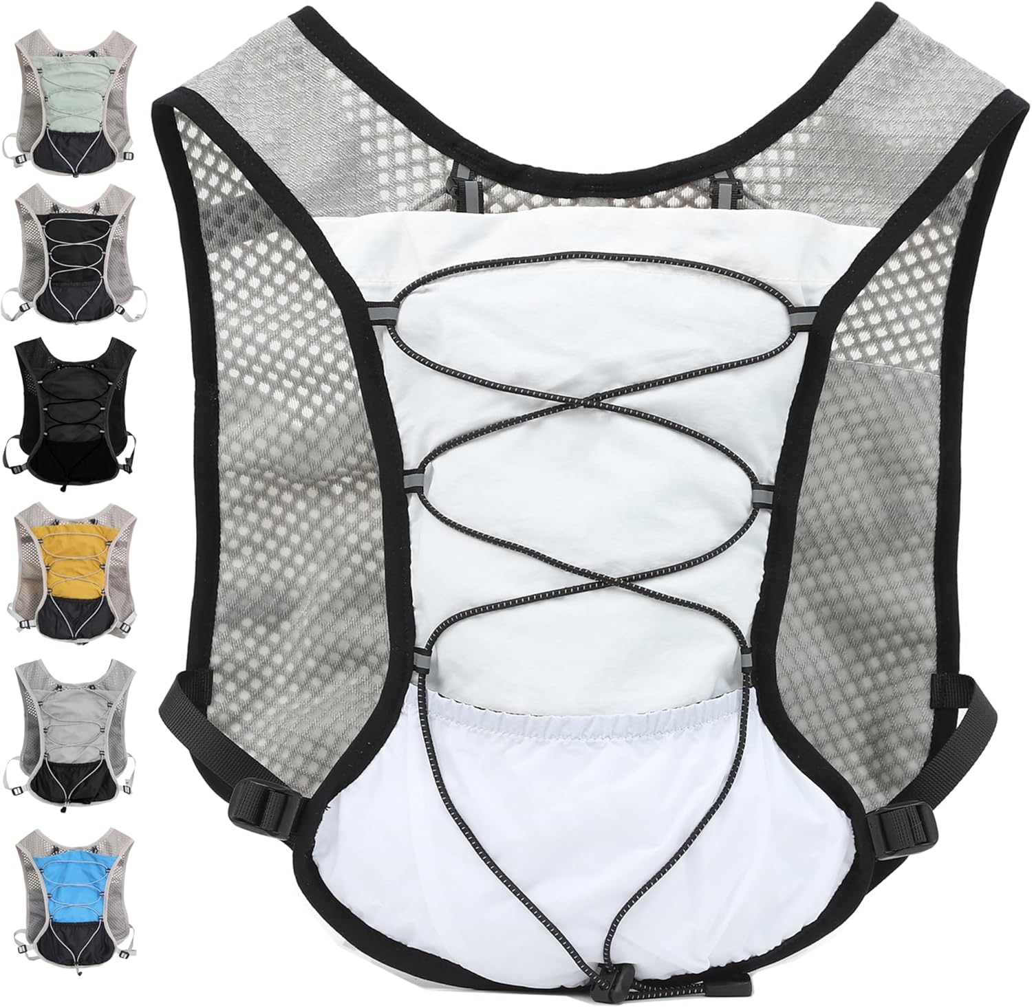 Hydration Running Vest | Marathon & Hiking Water Backpack (2L Bladder)