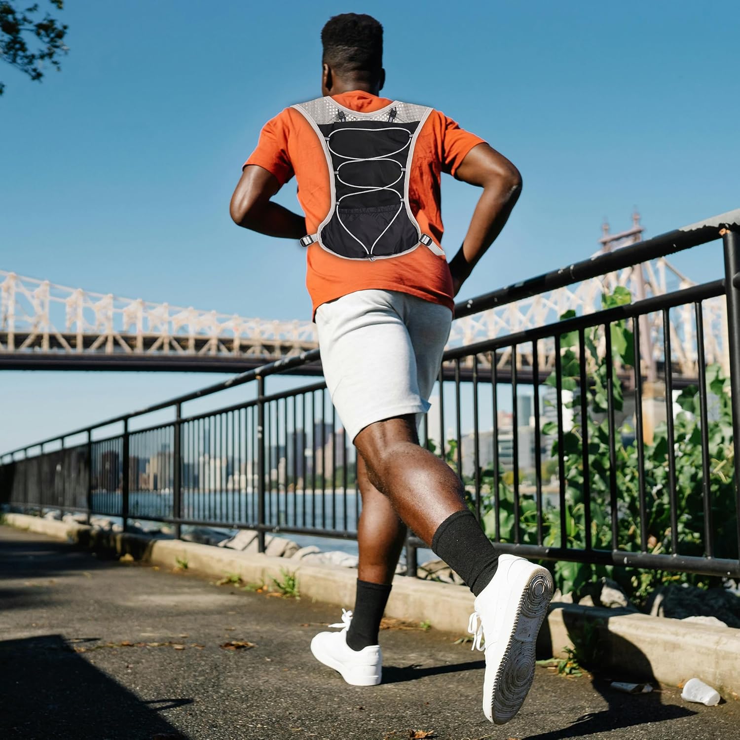 Hydration Running Vest | Marathon & Hiking Water Backpack (2L Bladder)