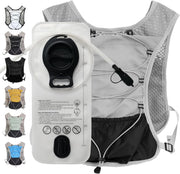 Hydration Running Vest | Marathon & Hiking Water Backpack (2L Bladder)