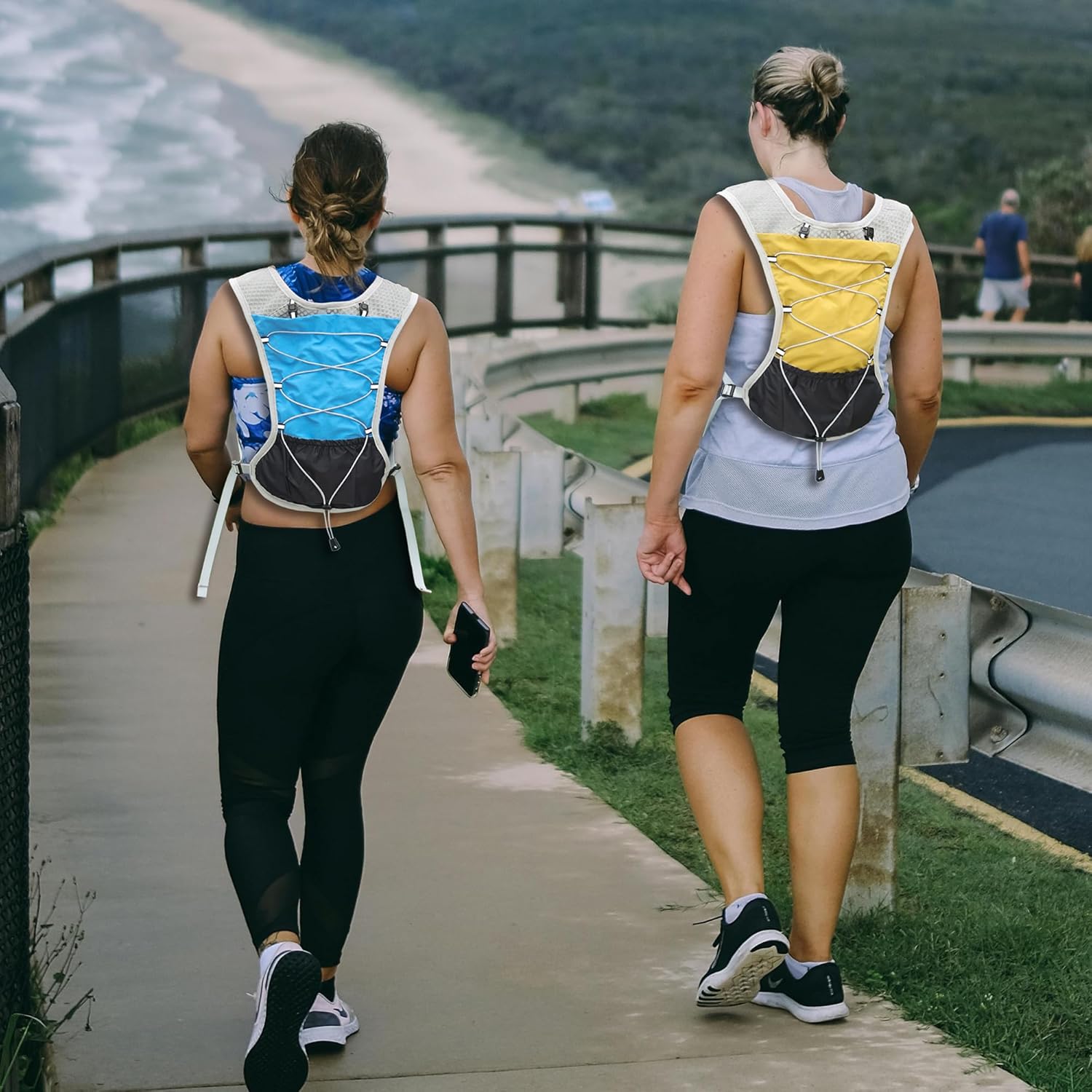 Hydration Running Vest | Marathon & Hiking Water Backpack (2L Bladder)
