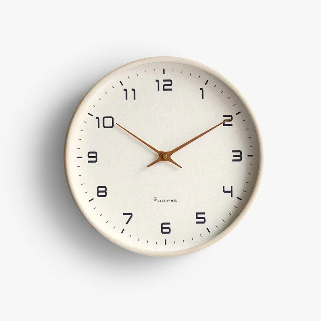 Silent Minimalist Wooden Wall Clock