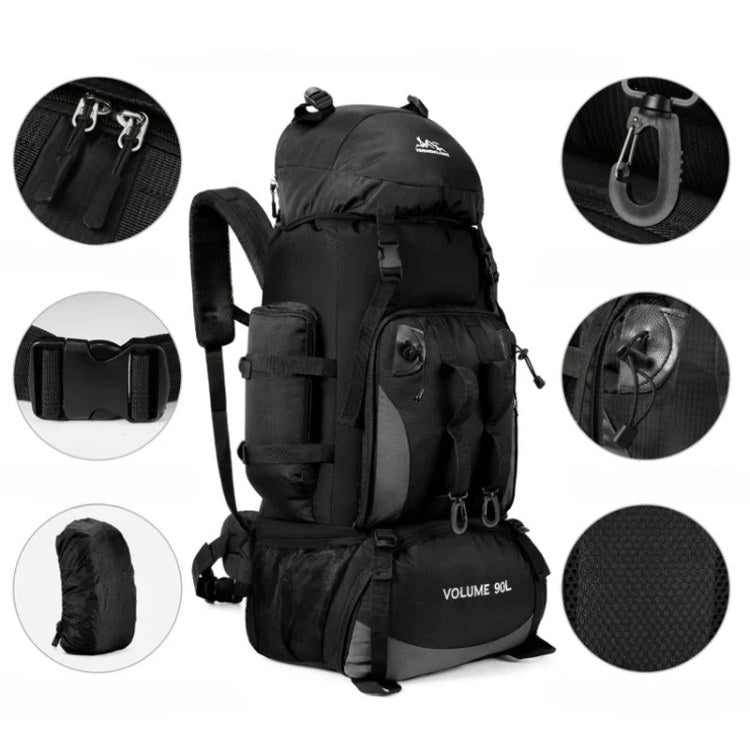Hikinoken 90L Waterproof Hiking Backpack | Ultralight Camping Rucksack