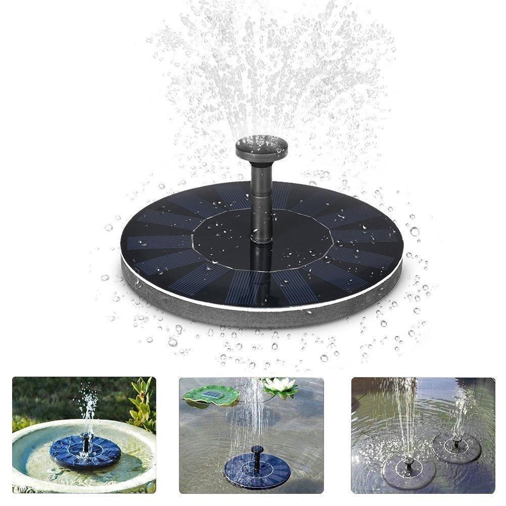 Solar Powered Water Fountain Pump for Birdbath and Garden Pond