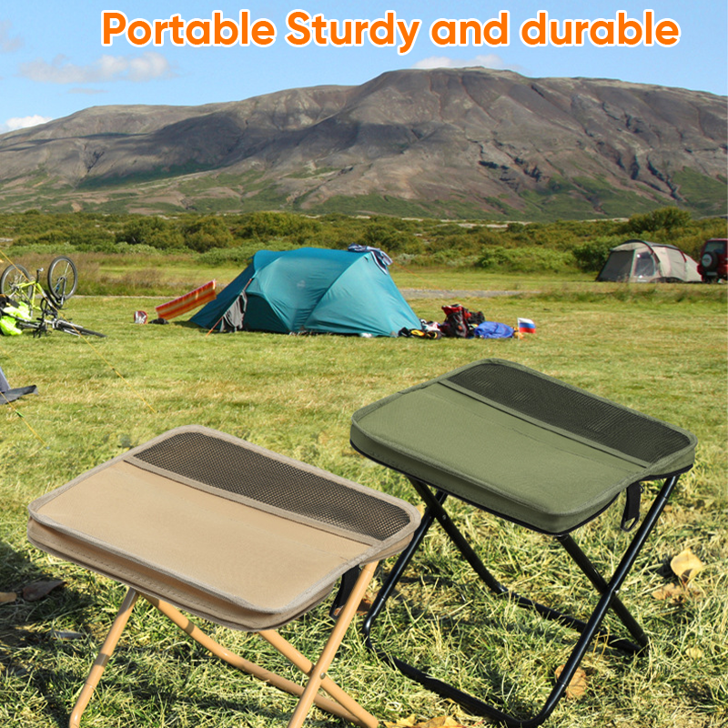 Foldable Backpack Stool and Portable Chair for Camping and Fishing