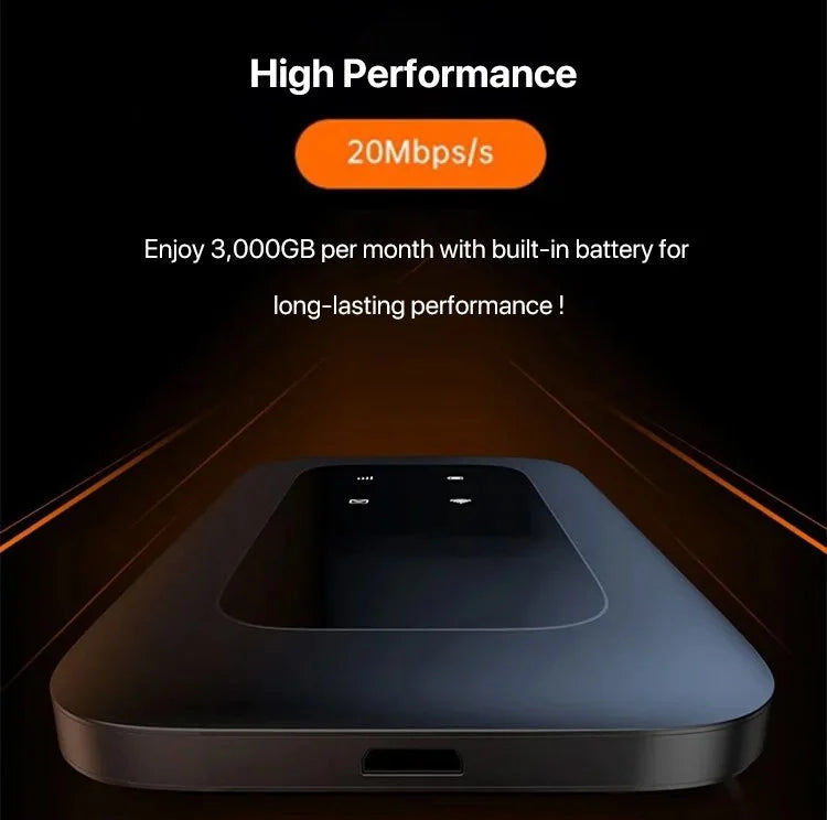 Portable 5G Mobile WiFi Router – Fast Unlocked Pocket Hotspot for Travel, Home & Remote Work