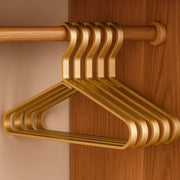 Slimline Alloy Clothes Hangers – Non-Slip Space-Saving Metal Hangers for Coats, Dresses & Suits