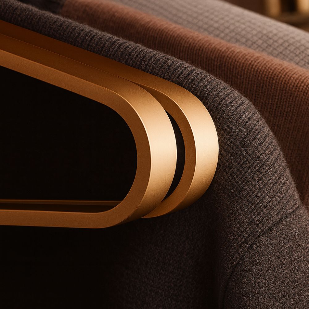 Slimline Alloy Clothes Hangers – Non-Slip Space-Saving Metal Hangers for Coats, Dresses & Suits