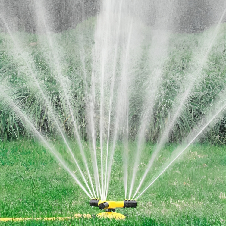 360° Rotating Lawn Sprinkler – Adjustable Garden Water Sprinkler for Lawns, Flower Beds & Vegetable Plots
