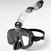 Aqua Explorer Full-Face Snorkeling Mask with Dry Top System – 180 Panoramic Anti-Fog Mask for Effortless Breathing