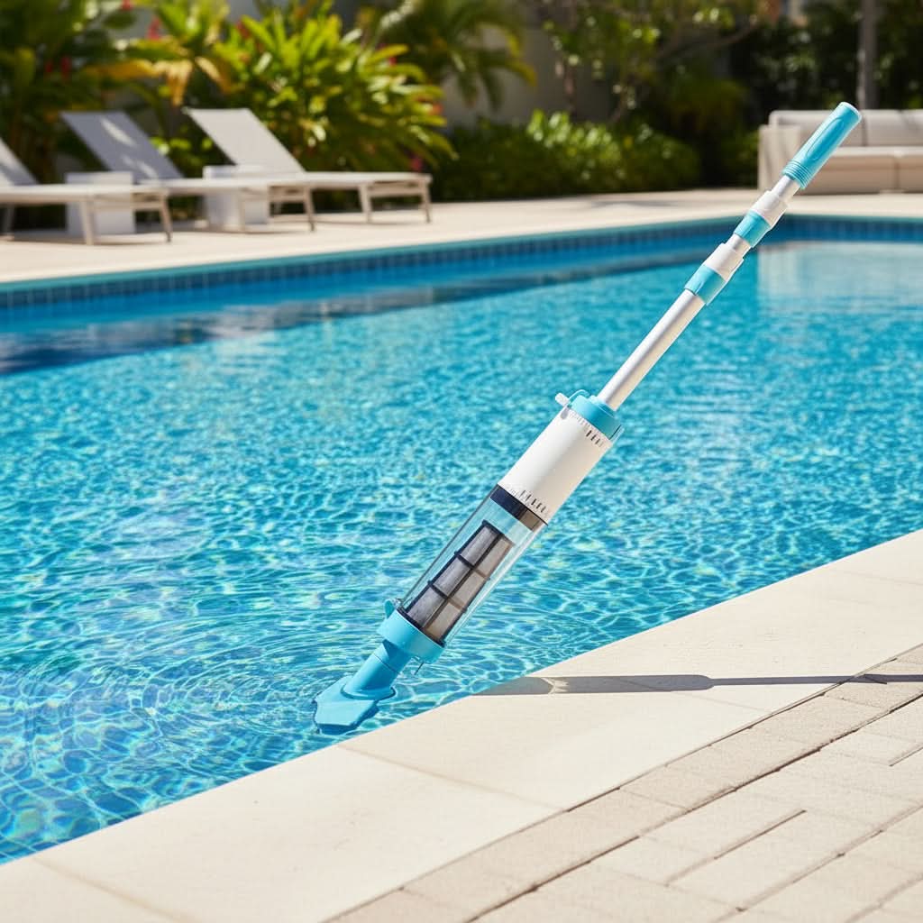 Cordless pool vacuum cleaner main view