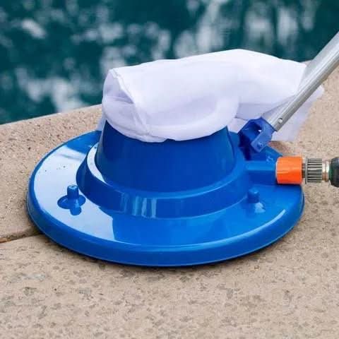 AquaVac Chemical-Free Pool Cleaner with Strong Suction – Easy Leaf & Dirt Vacuum for Pools and Spas