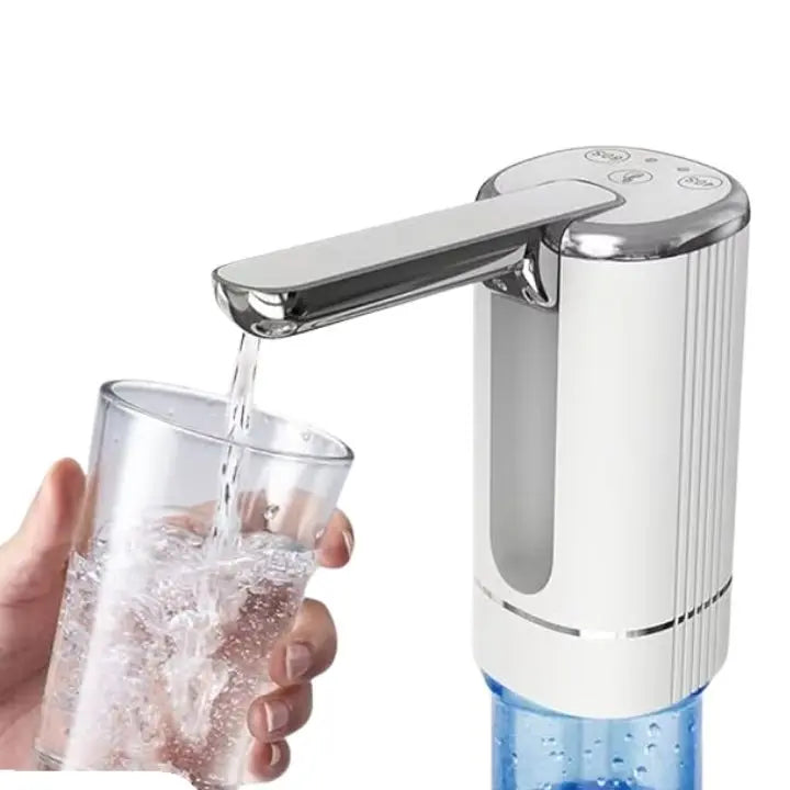 Automatic Water Bottle Pump – Rechargeable One-Touch Dispenser for 5-Gallon Jugs, Hygienic & Portable