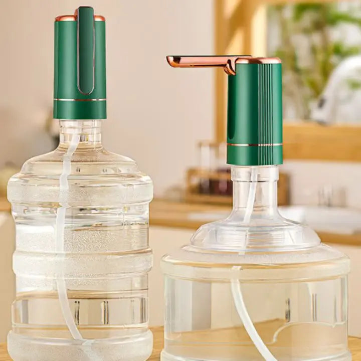Automatic Water Bottle Pump – Rechargeable One-Touch Dispenser for 5-Gallon Jugs, Hygienic & Portable