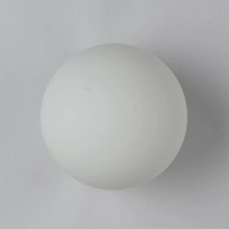Modern Minimalist Orb Glass Wall Sconce Lamp with Globe Design