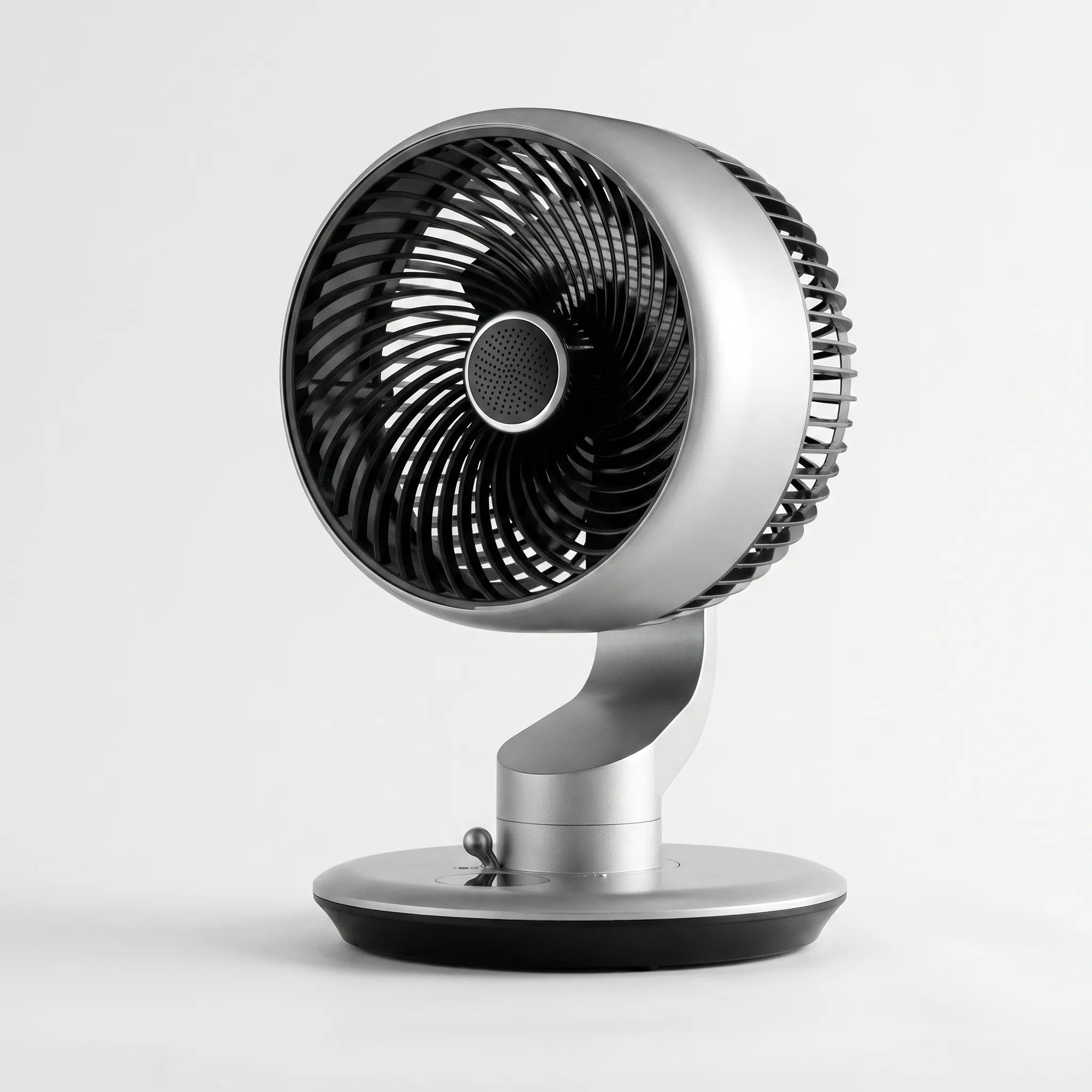 Suction cup base of the desk fan