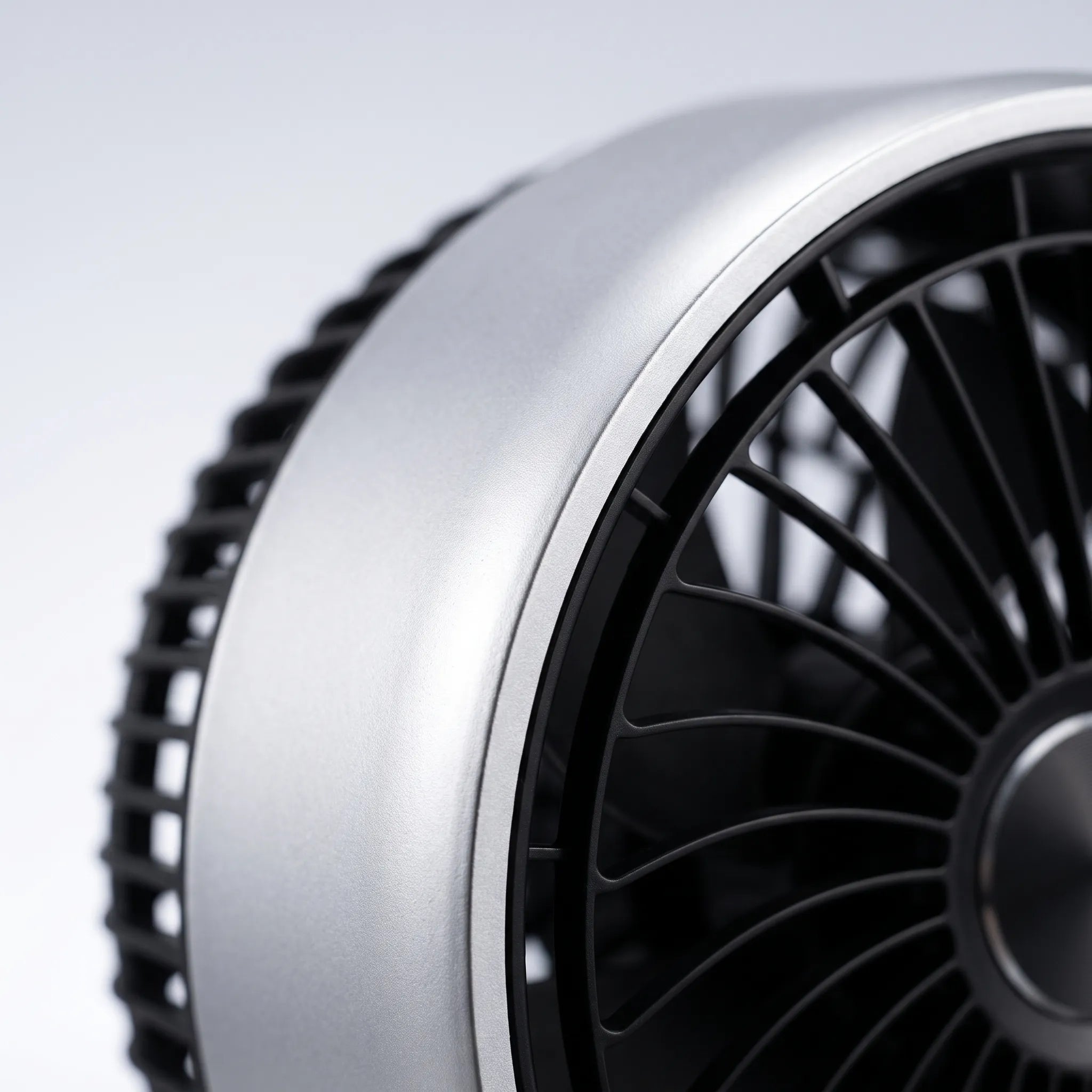 Tilting head of the cordless desk fan
