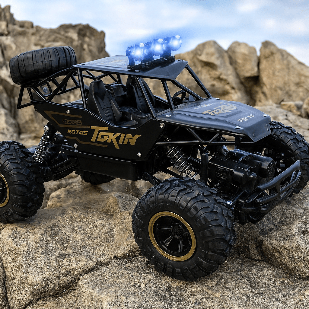 High-Speed 4x4 Remote Control Monster Truck – Shockproof Off-Road RC Car with Big Grip Tires for Kids & Hobbyists