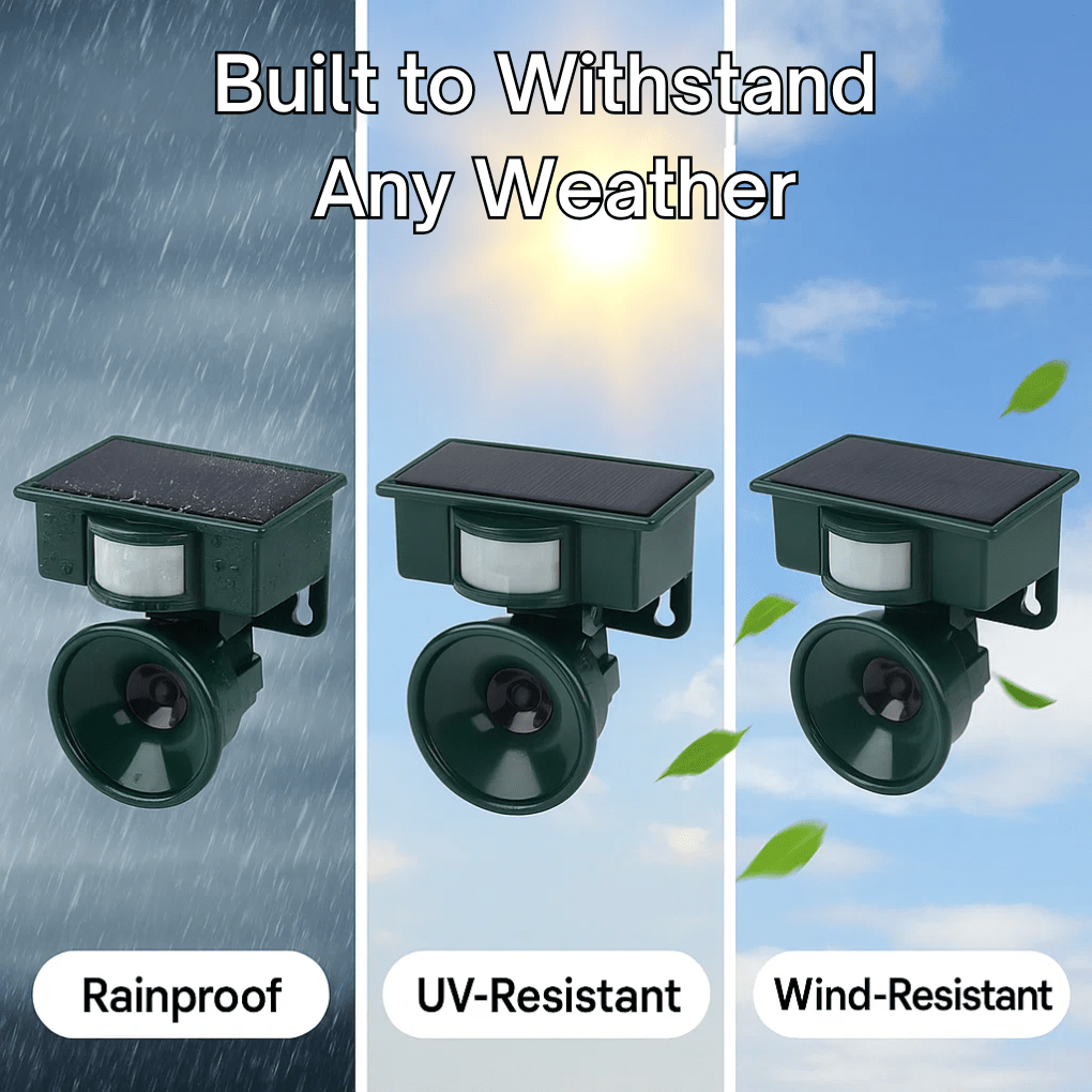 Motion Activated Bird Repeller | Outdoor Pigeon Deterrent Device