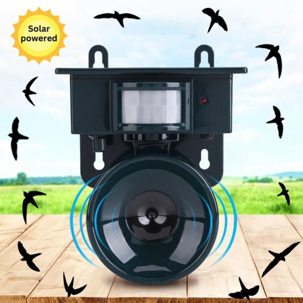 Motion Activated Bird Repeller | Outdoor Pigeon Deterrent Device