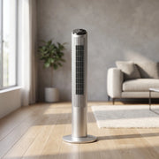Bladeless tower fan front view