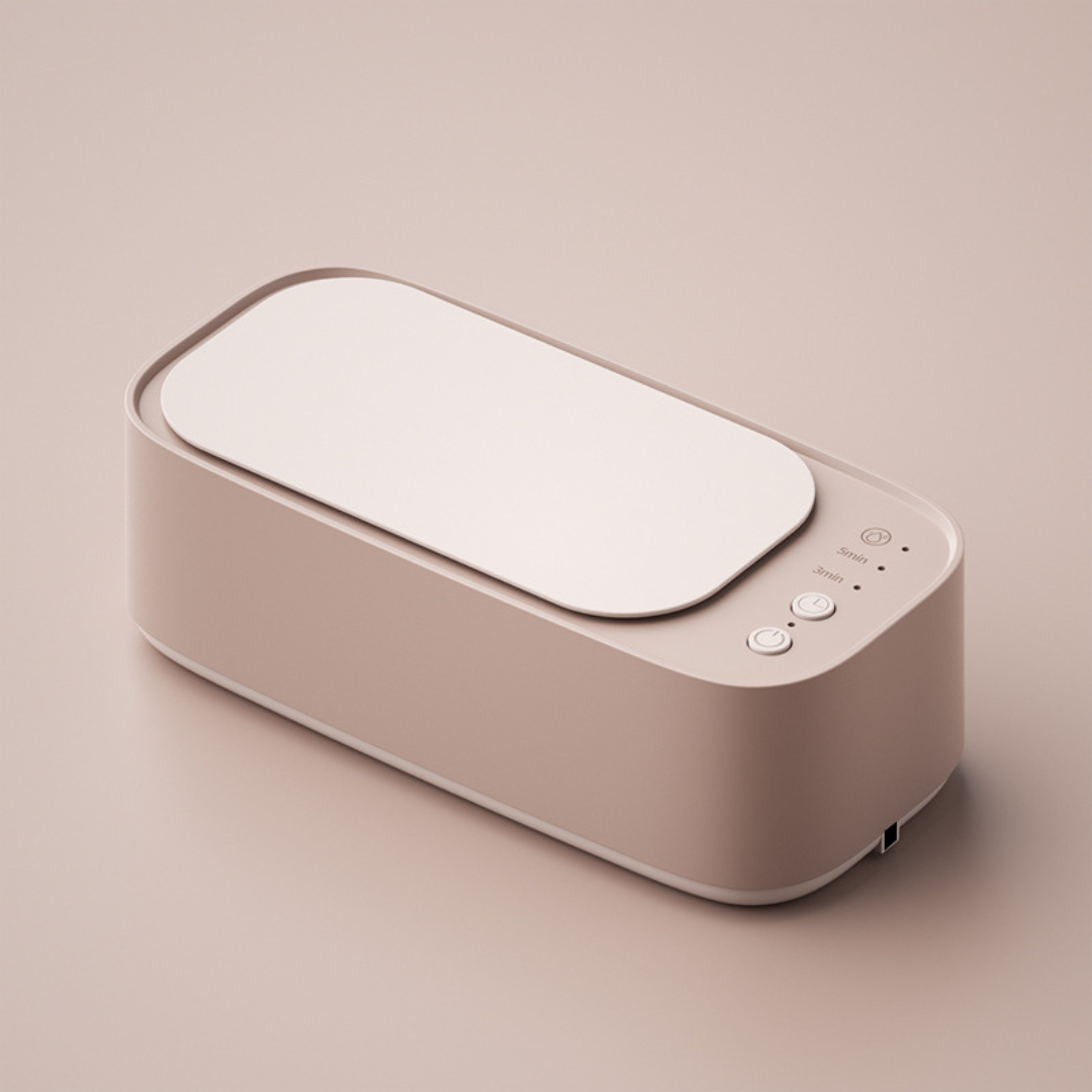 Portable Ultrasonic Cleaning Device for Jewelry and Glasses