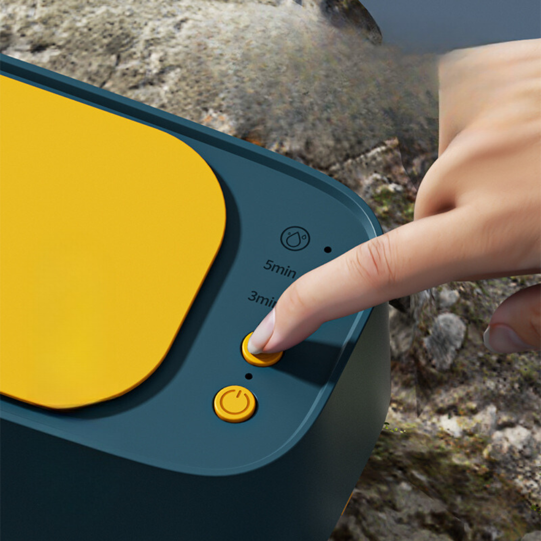 Portable Ultrasonic Cleaning Device for Jewelry and Glasses