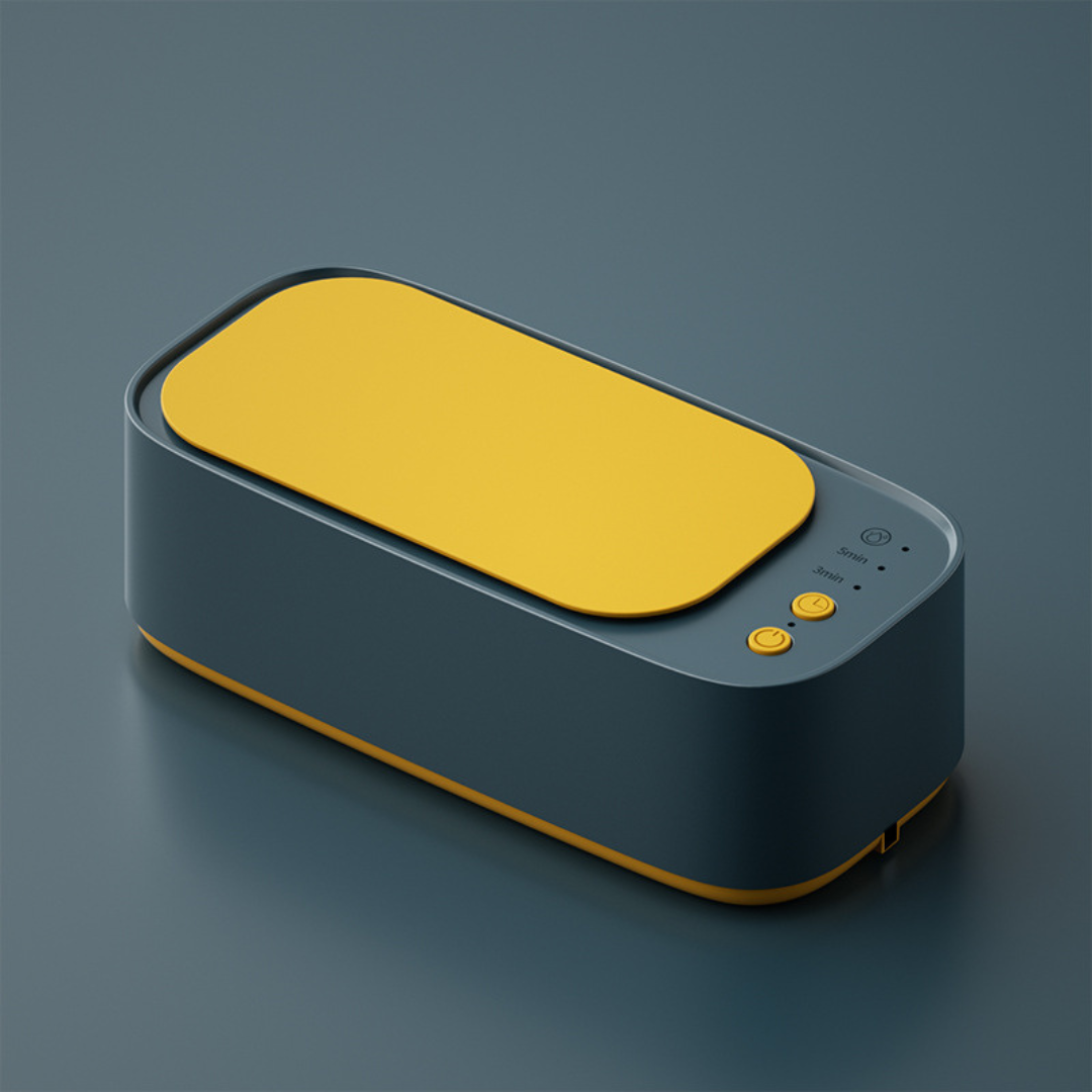 Portable Ultrasonic Cleaning Device for Jewelry and Glasses