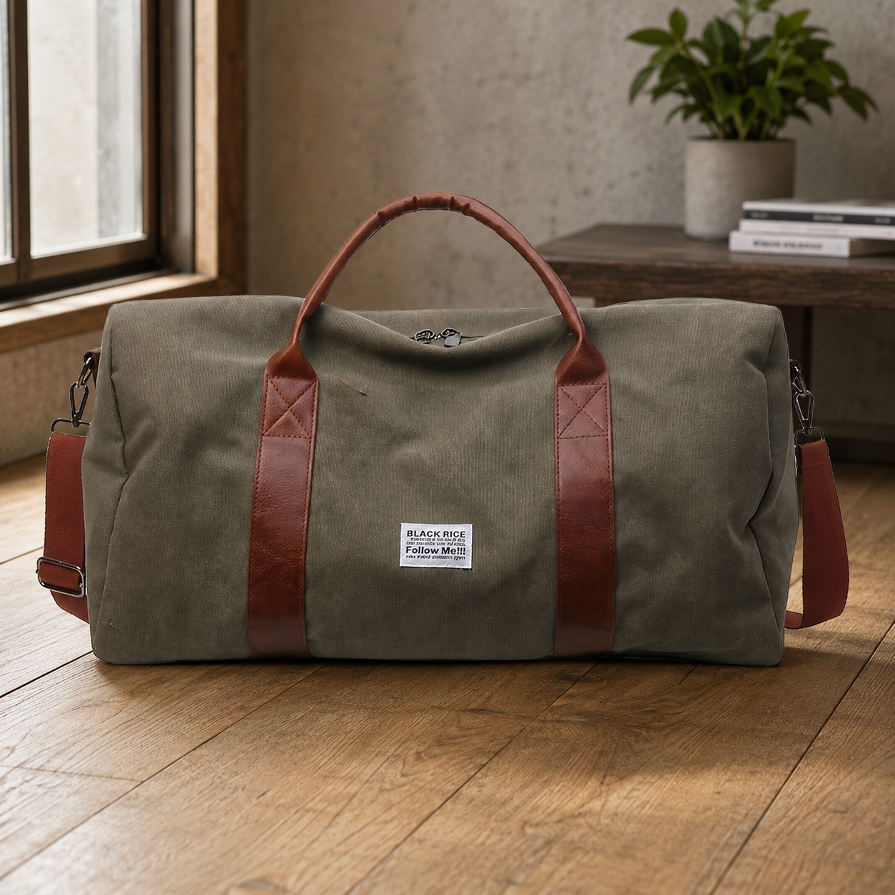 Comfortable Vintage Travel Duffel Bag for Organized Everyday Carry – Spacious Durable Carry-All for Travel & Gym