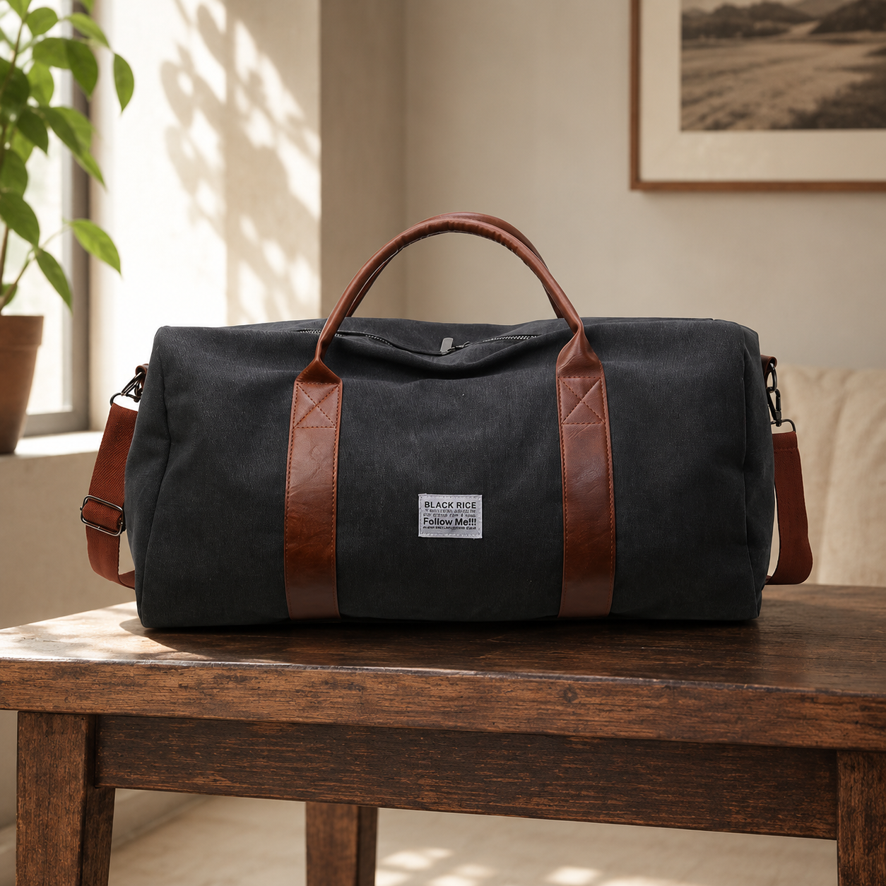 Comfortable Vintage Travel Duffel Bag for Organized Everyday Carry – Spacious Durable Carry-All for Travel & Gym