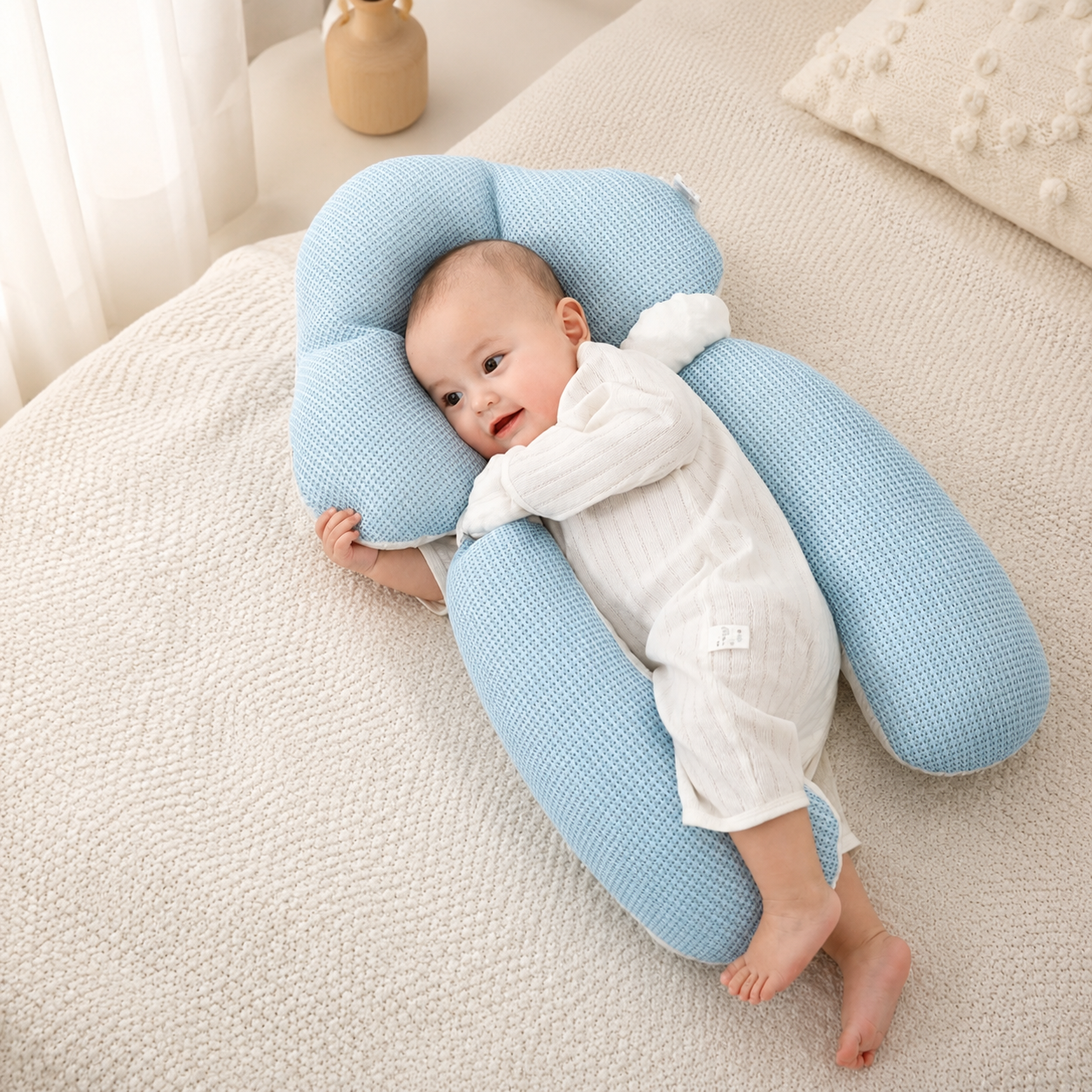 Gentle Ergonomic Baby Pillow – Gentle Sleep Support