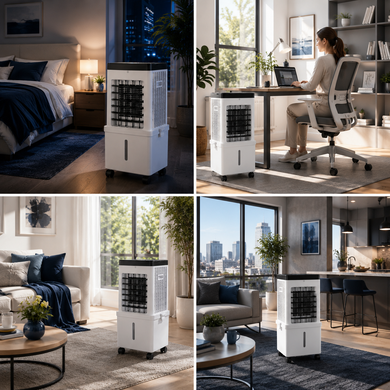 3-in-1 personal air cooler lifestyle view
