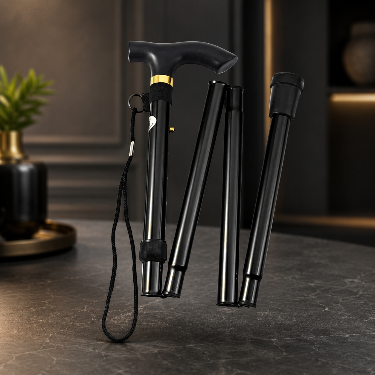 Lightweight Adjustable Walking Cane for Everyday Support – Stable Non-Slip Mobility Stick for Balance & Comfort