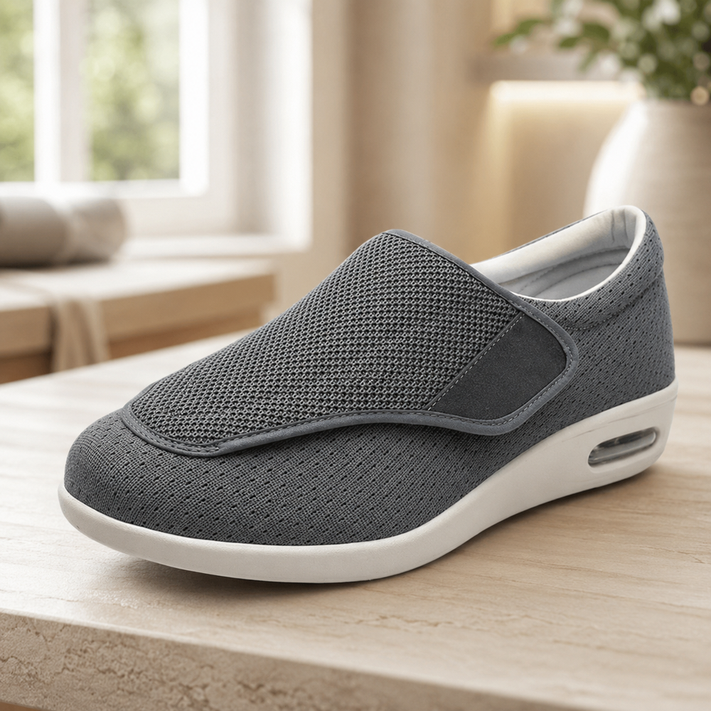 Comfort Shoes with Memory Foam Support - Soft Wide-Fit Cushioned Footwear for Sensitive and Swollen Feet