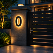 Cozy Illuminated House Numbers for Stylish Entryways – Weatherproof Address Lighting for Yard, Door & Driveway