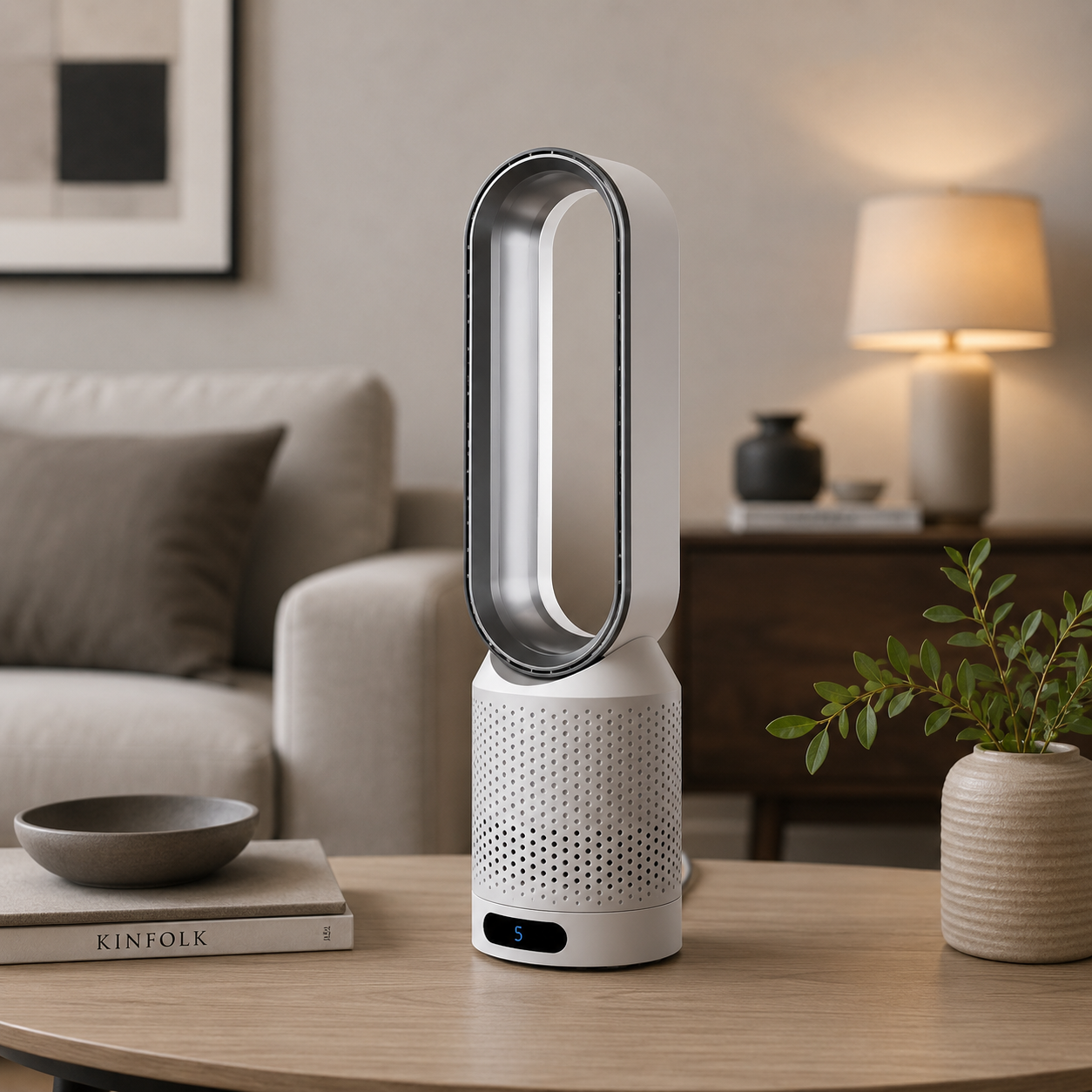 Comfortable 3-in-1 Tower Fan for Cool and Fresh Indoor Air – Quiet Air Circulation for Bedroom, Office & Home
